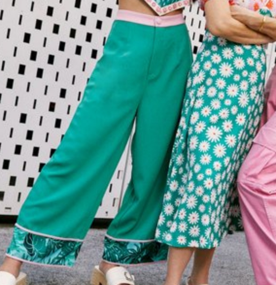 Pomelo x Bijou Karman Women's Cute Classy Dress Pants